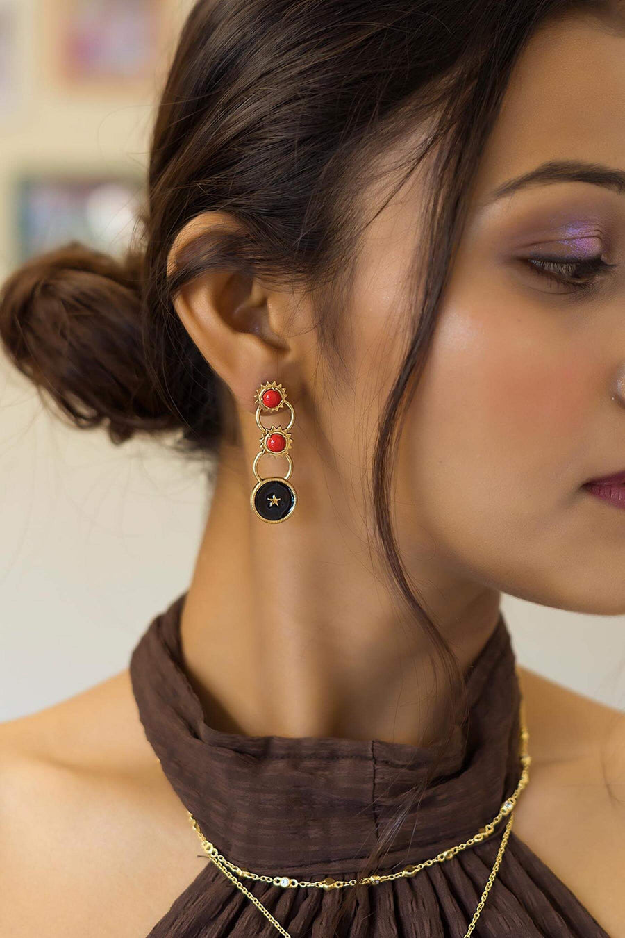 Astro Dangler Earrings