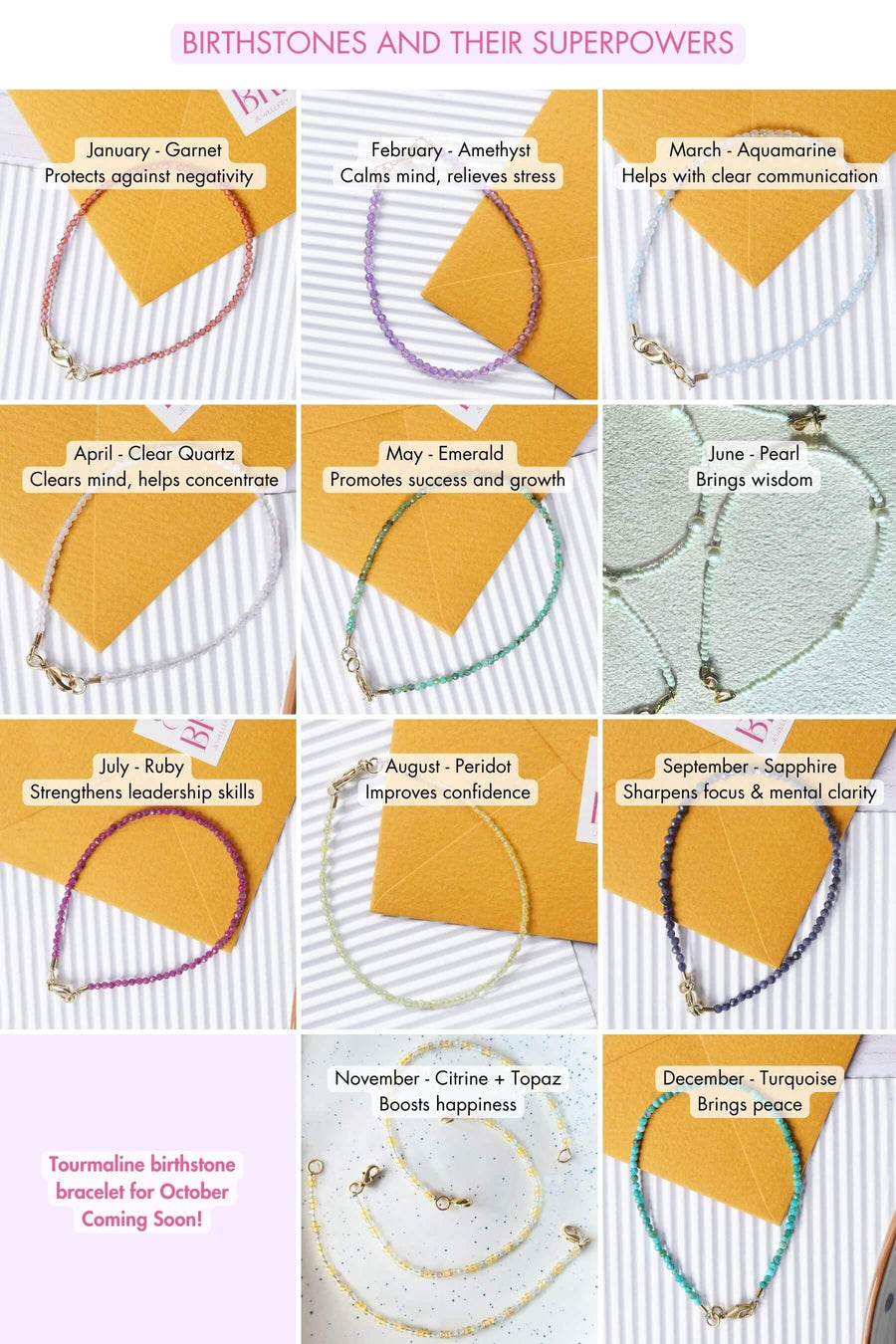 Birthstone Bracelets