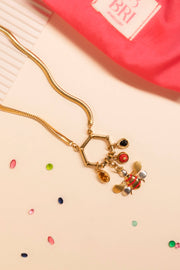 Bumblebee charm necklace