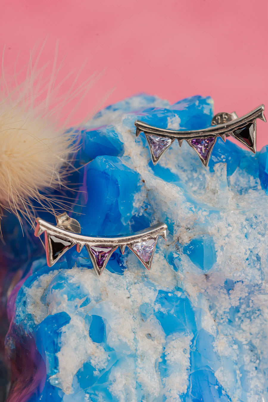 Trillion Crawly Earrings