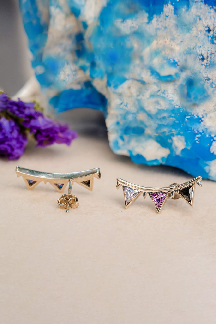 Trillion Crawly Earrings