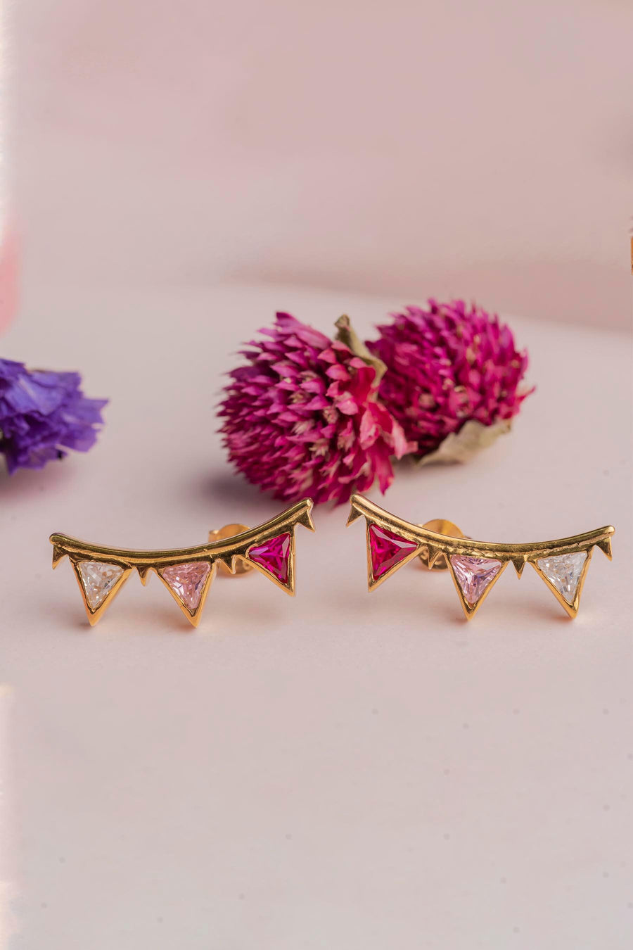 Trillion Crawly Earrings