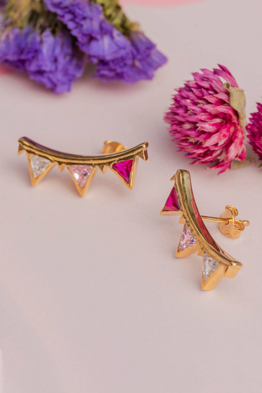 Trillion Crawly Earrings